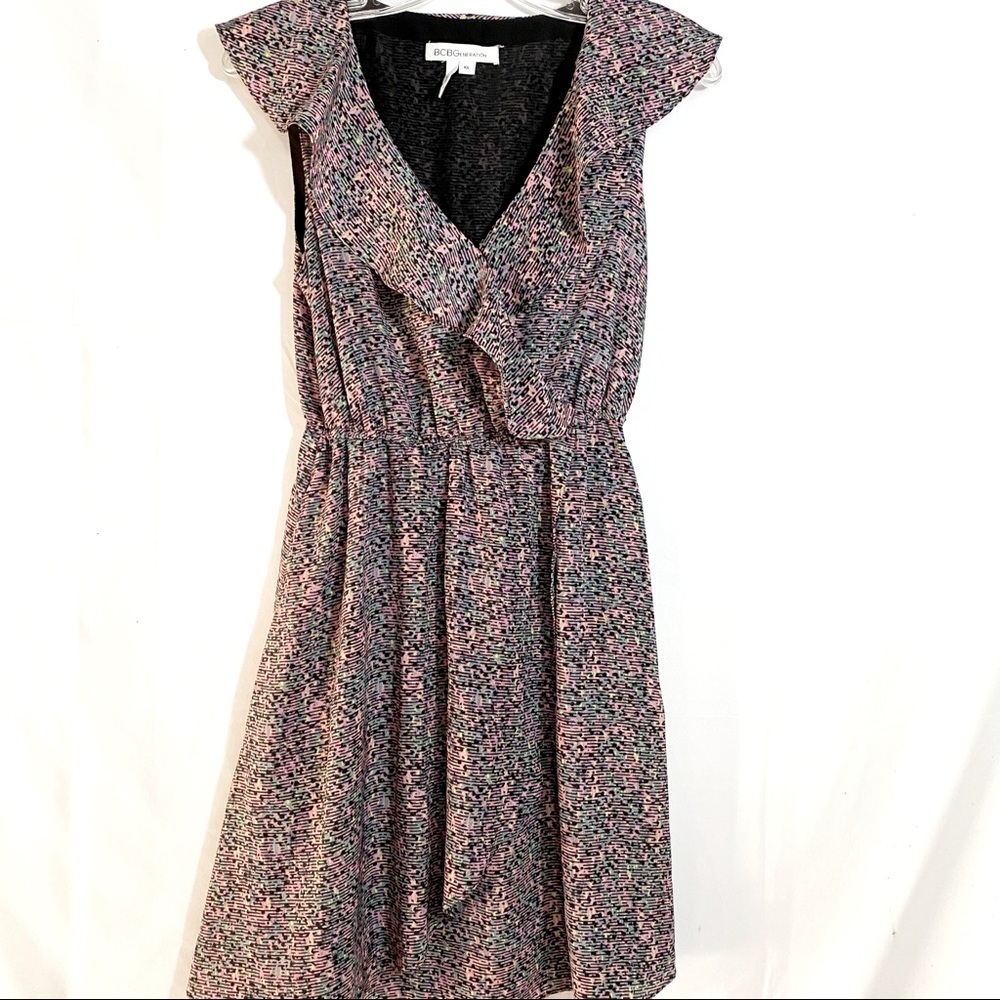 BCBGeneration | Ruffle Neckline Dress